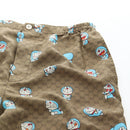 GUCCI x Doraemon Short Pants Silk ""44"" Brown Blue Auth 167559SAM-4