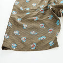 GUCCI x Doraemon Short Pants Silk ""44"" Brown Blue Auth 167559SAM-8