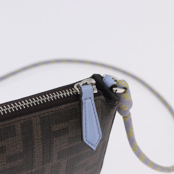 FENDI x FRGMT x POKEMON Dratini Shoulder Bag PVC Brown 8BS073 Auth 167561SM