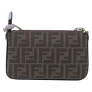 FENDI x FRGMT x POKEMON Dratini Shoulder Bag PVC Brown 8BS073 Auth 167561SM-3