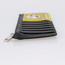 DOLCE&GABBANA × Jujutsu Kaisen Panda Card Case Leather Black Yellow Auth 167563M-3