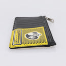DOLCE&GABBANA × Jujutsu Kaisen Panda Card Case Leather Black Yellow Auth 167563M-4