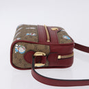 GUCCI x Doraemon Micro GG Shoulder Bag PVC Brown Gold Tone 647784 Auth 167564SAM-4