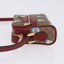 GUCCI x Doraemon Micro GG Shoulder Bag PVC Brown Gold Tone 647784 Auth 167564SAM-5