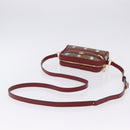 GUCCI x Doraemon Micro GG Shoulder Bag PVC Brown Gold Tone 647784 Auth 167564SAM-7
