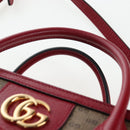 GUCCI x Doraemon Micro GG Hand Bag PVC 2way Brown Gold Tone 653952 Auth 167569SM-8