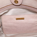 Miu Miu Hand Bag Leather 2way Pink Gold Tone Auth 167571A-18