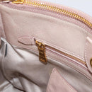 Miu Miu Hand Bag Leather 2way Pink Gold Tone Auth 167571A-22