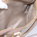 Miu Miu Hand Bag Leather 2way Pink Gold Tone Auth 167571A-26