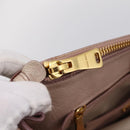 Miu Miu Hand Bag Leather 2way Pink Gold Tone Auth 167571A-27