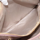 Miu Miu Hand Bag Leather 2way Pink Gold Tone Auth 167571A-28