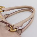 Miu Miu Hand Bag Leather 2way Pink Gold Tone Auth 167571A-8