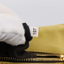 Miu Miu Matelasse Hand Bag Leather 2way Yellow Gold Tone Auth 167575V-11
