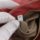 Miu Miu Hand Bag Leather 2way Pink Gold Tone Auth 167576A-11