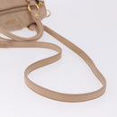 Miu Miu Hand Bag Leather 2way Pink Gold Tone Auth 167577V-8