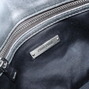 Miu Miu Shoulder Bag Leather Silver Auth 167579A-20