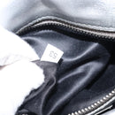 Miu Miu Shoulder Bag Leather Silver Auth 167579A-11