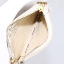 LOUIS VUITTON Damier Azur Pochette Cles Coin Purse N62659 LV Auth 167583-11