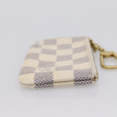 LOUIS VUITTON Damier Azur Pochette Cles Coin Purse N62659 LV Auth 167583-4