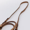 Miu Miu Hand Bag Leather 2way Brown Gold Tone Auth 167587V-16