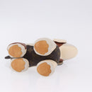 LOUIS VUITTON Monogram Dudu Oscar Stuffed Dog Leather Beige GI0251 Auth 167589A-8
