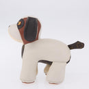 LOUIS VUITTON Monogram Dudu Oscar Stuffed Dog Leather Beige GI0251 Auth 167589A-3