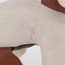 LOUIS VUITTON Monogram Dudu Oscar Stuffed Dog Leather Beige GI0251 Auth 167589A-6