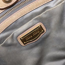 Miu Miu Hand Bag Leather Beige Gold Tone Auth 167591A-22