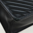 Miu Miu Matelasse Hand Bag Leather 2way Black Gold Tone Auth 167593SAM-16