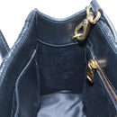 Miu Miu Matelasse Hand Bag Leather 2way Black Gold Tone Auth 167593SAM-24