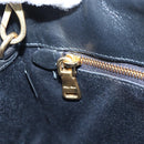 Miu Miu Matelasse Hand Bag Leather 2way Black Gold Tone Auth 167593SAM-26