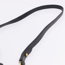 Miu Miu Hand Bag Leather 2way Black Gold Tone Auth 167594SAM-9