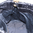 Miu Miu Hand Bag Leather 2way Black Gold Tone Auth 167594SAM-25