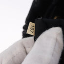 Miu Miu Hand Bag Leather 2way Black Gold Tone Auth 167594SAM-11