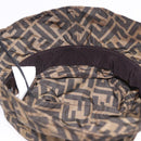 FENDI x FRGMT x POKEMON Bucket Hat Zucca Nylon Brown Blue Auth 167597SM-9