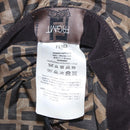 FENDI x FRGMT x POKEMON Bucket Hat Zucca Nylon Brown Blue Auth 167597SM-10
