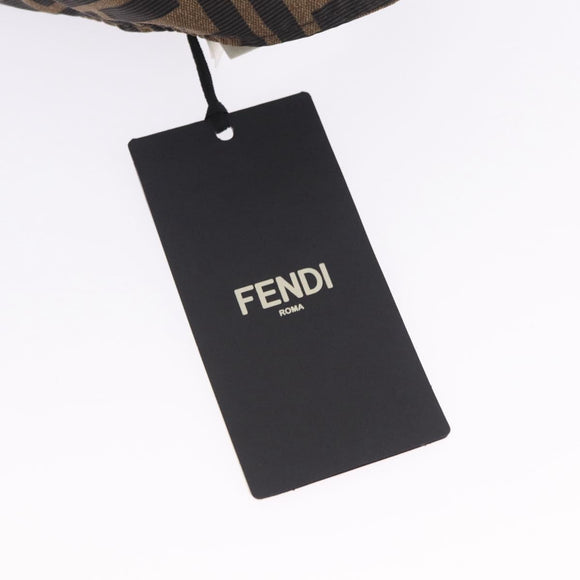 FENDI x FRGMT x POKEMON Bucket Hat Zucca Nylon Brown Blue Auth 167597SM