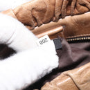Miu Miu Hand Bag Leather 2way Brown Gold Tone Auth 167600V-27