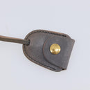 Miu Miu Hand Bag Leather 2way Gray Gold Tone Auth 167602V-32