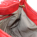 Miu Miu Hand Bag Leather 2way Red Gold Tone Auth 167603V-31