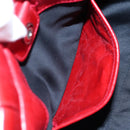 Miu Miu Hand Bag Leather 2way Red Silver Auth 167604SM-26