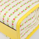 GUCCI Higuchi Yoko Tote Bag Cotton Yellow 605613 Auth 167610SAM-12