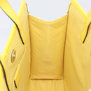 GUCCI Higuchi Yoko Tote Bag Cotton Yellow 605613 Auth 167610SAM-17