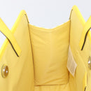 GUCCI Higuchi Yoko Tote Bag Cotton Yellow 605613 Auth 167610SAM-18
