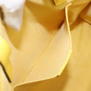 GUCCI Higuchi Yoko Tote Bag Cotton Yellow 605613 Auth 167610SAM-19