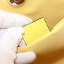 GUCCI Higuchi Yoko Tote Bag Cotton Yellow 605613 Auth 167610SAM-20