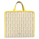 GUCCI Higuchi Yoko Tote Bag Cotton Yellow 605613 Auth 167610SAM-3