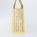 GUCCI Higuchi Yoko Tote Bag Cotton Yellow 605613 Auth 167610SAM-5