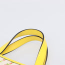 GUCCI Higuchi Yoko Tote Bag Cotton Yellow 605613 Auth 167610SAM-8