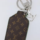 LOUIS VUITTON Monogram Porte Cle Paint Charm Leather Green MP3384 LV Auth 167611SAM-10